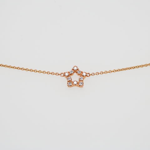 Diamond and Rose Gold Bracelet