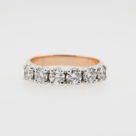 Six Stone Diamond Ring