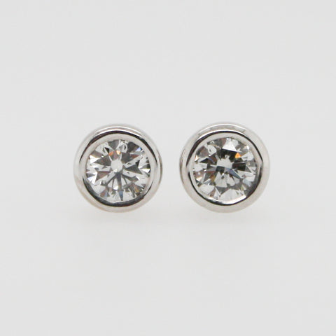 Diamond and White Gold Studs