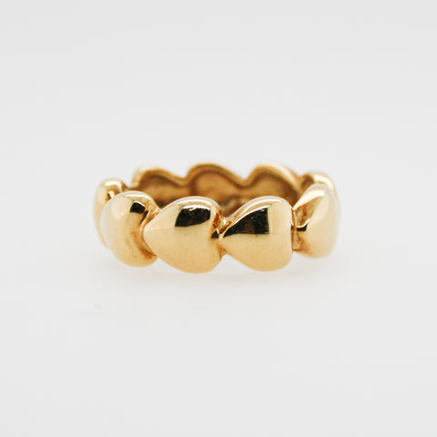 18ct Yellow gold Heart Ring