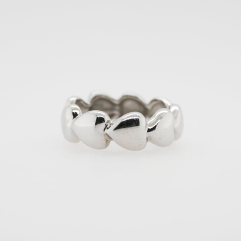18ct White Gold Heart Ring